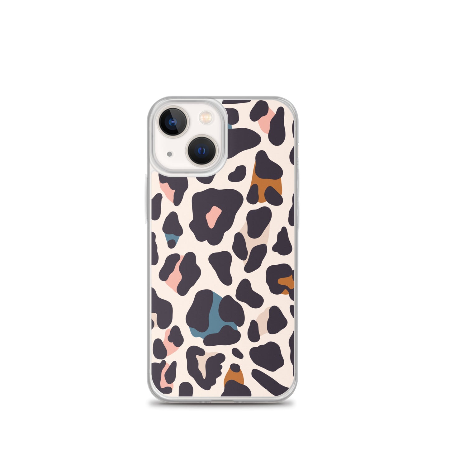 Abstract iPhone case leopard print design