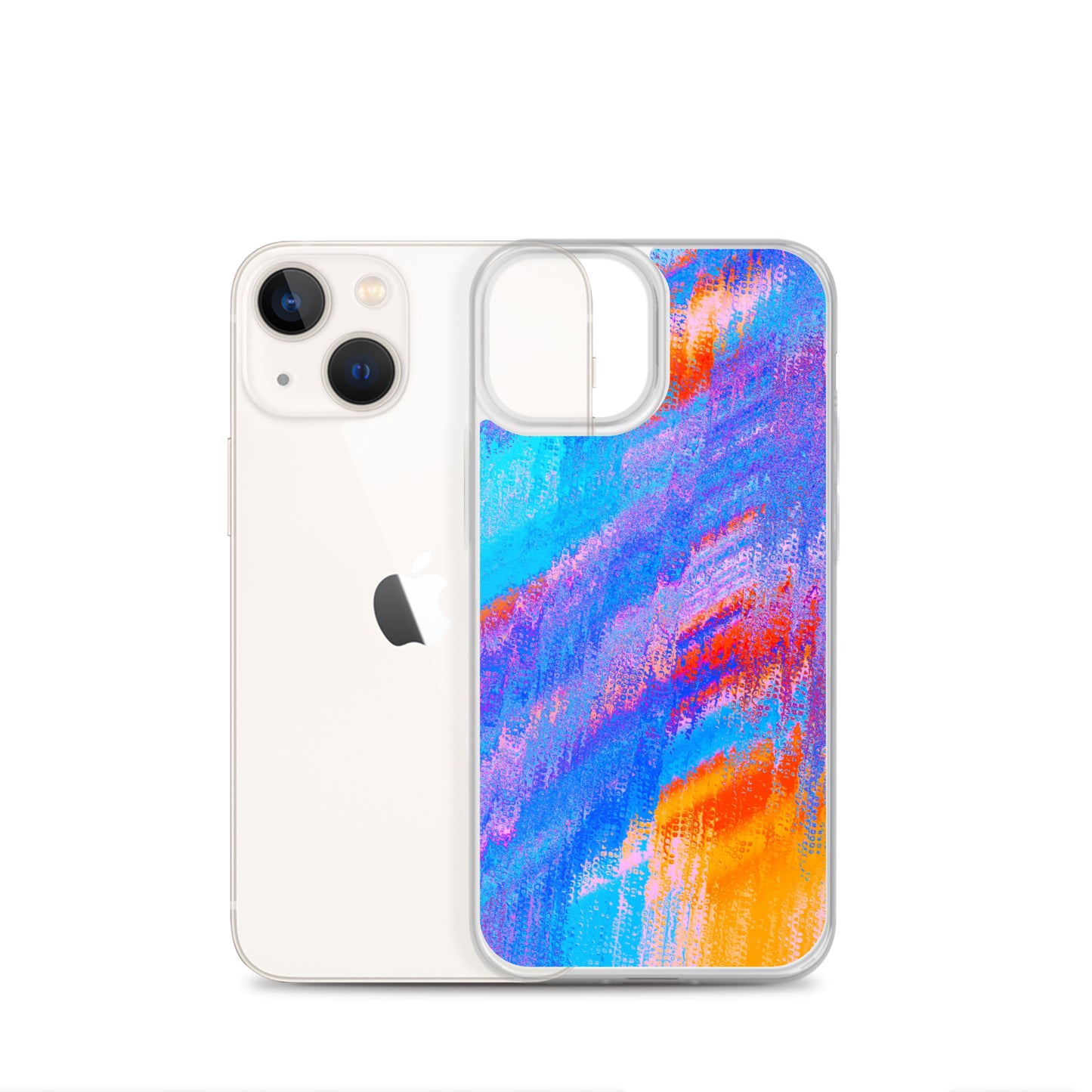 Abstract iPhone case mixed colour