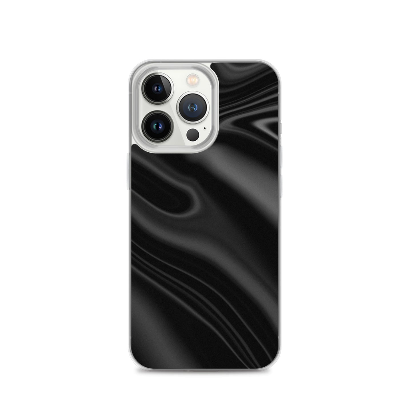 Abstract iPhone case black wave