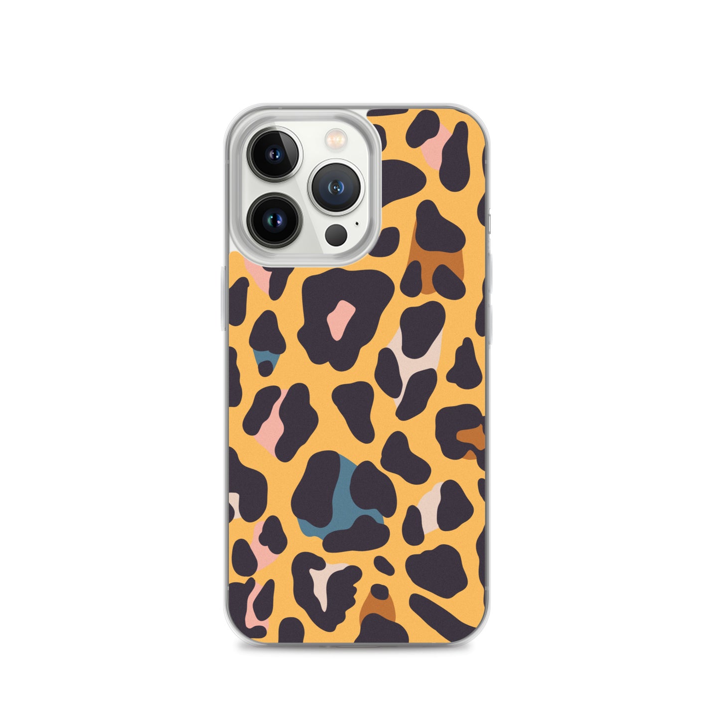 Abstract iPhone case leopard skin print