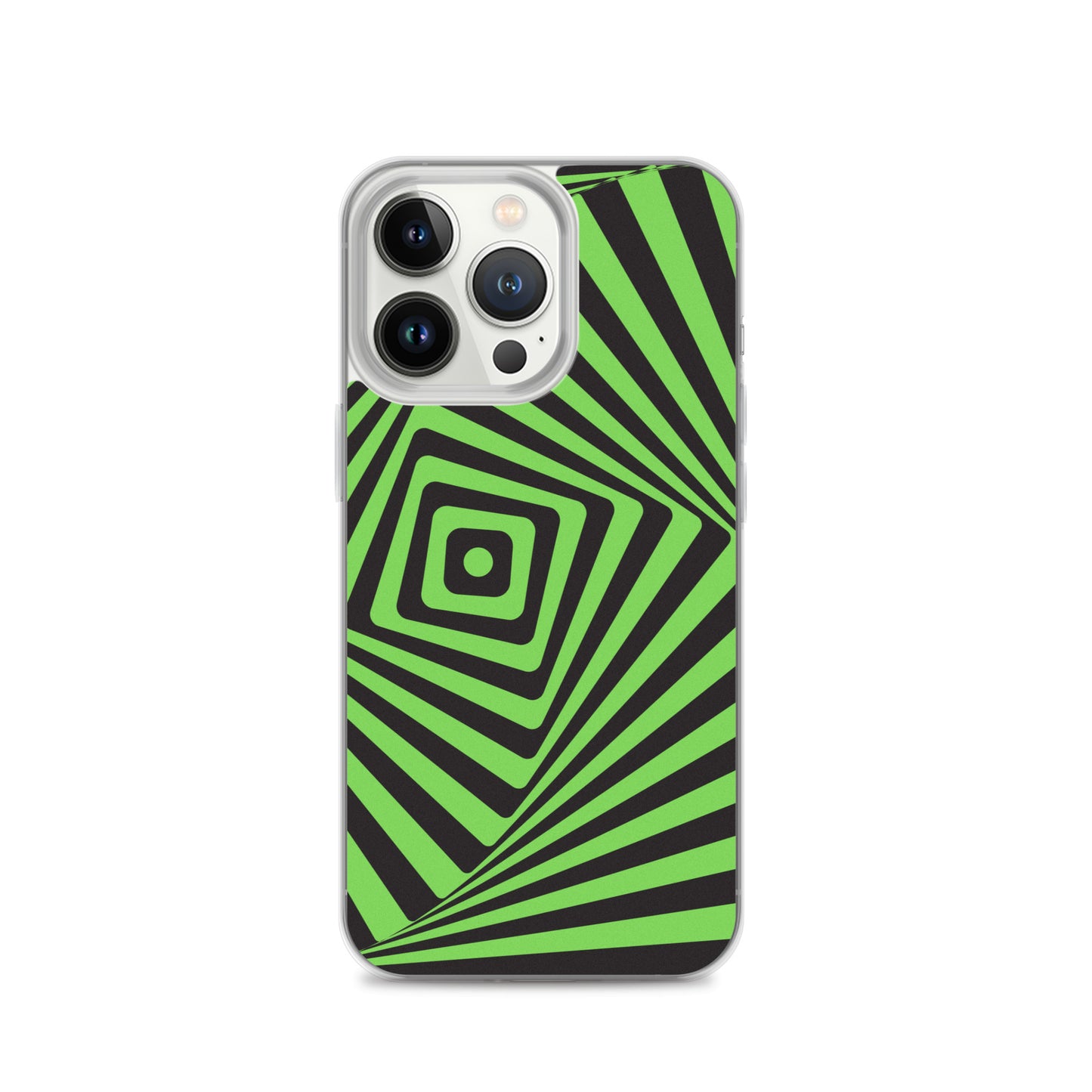 Abstract iPhone case green maze