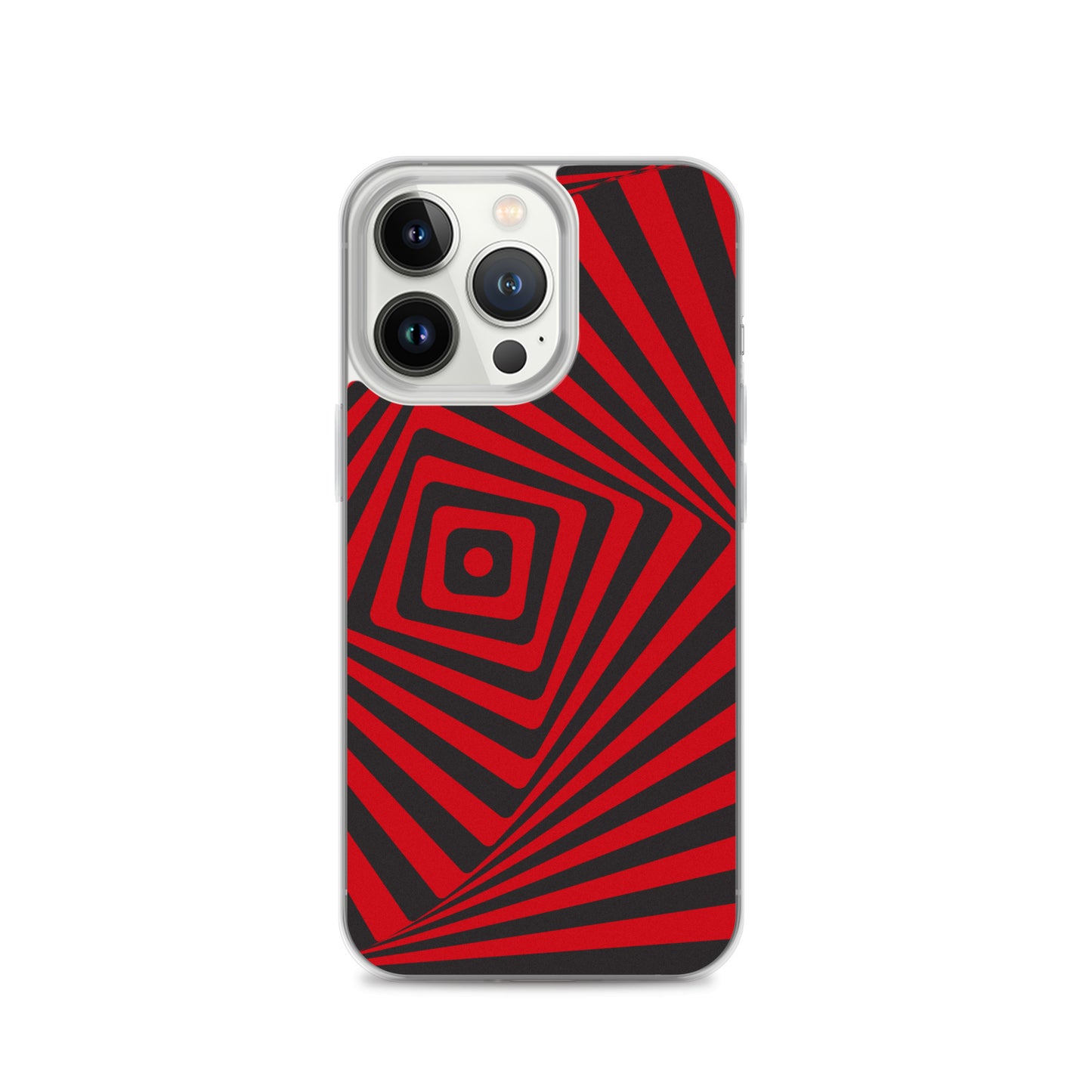 Abstract iPhone case, red maze