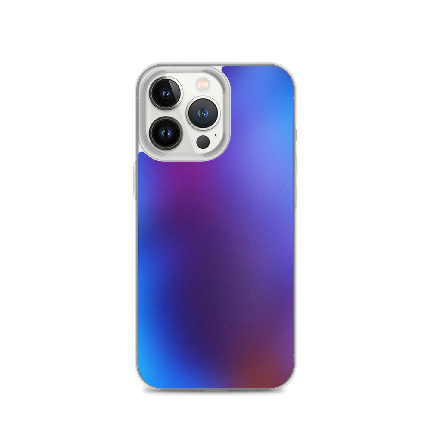 Abstract iPhone case blurry blue