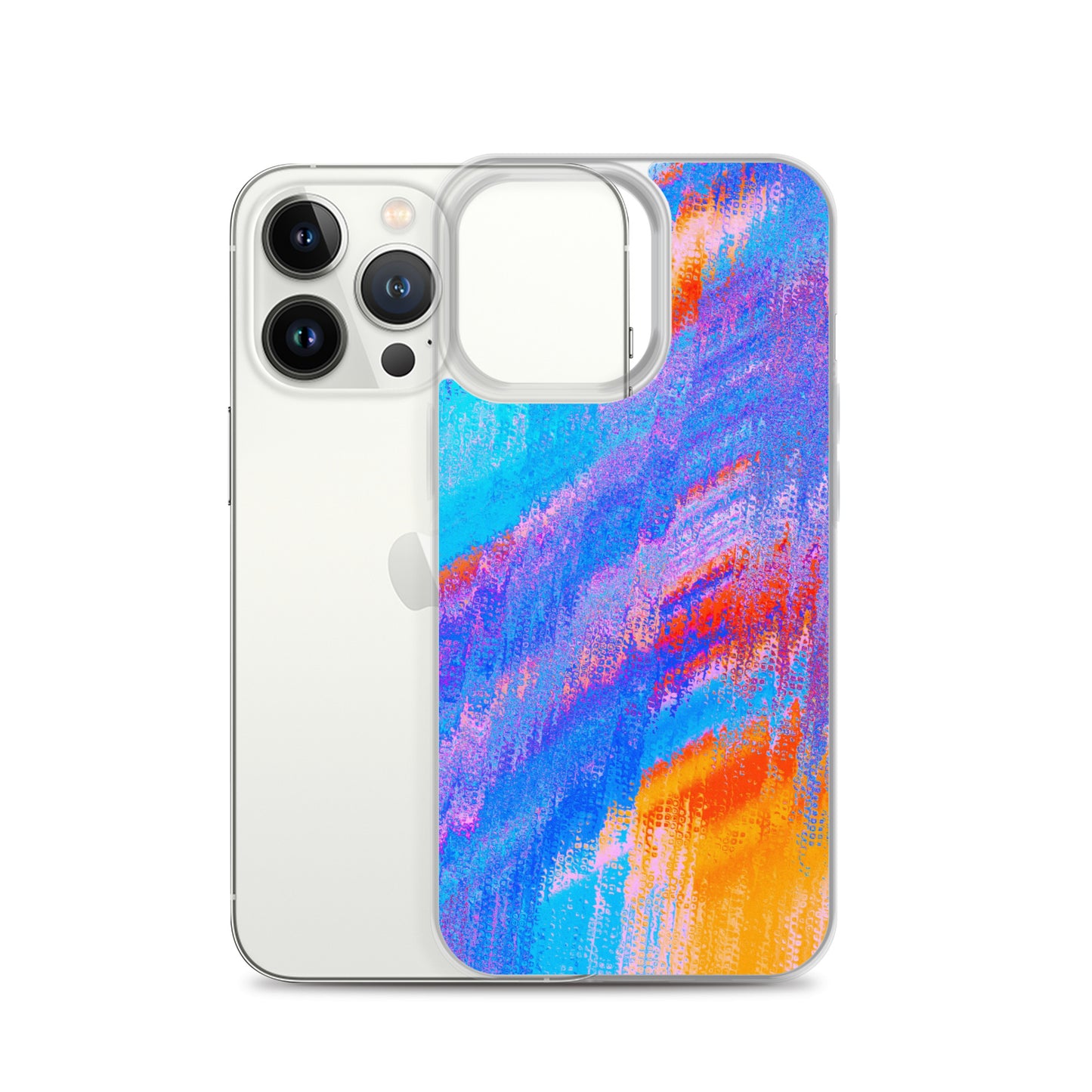 Abstract iPhone case mixed colour