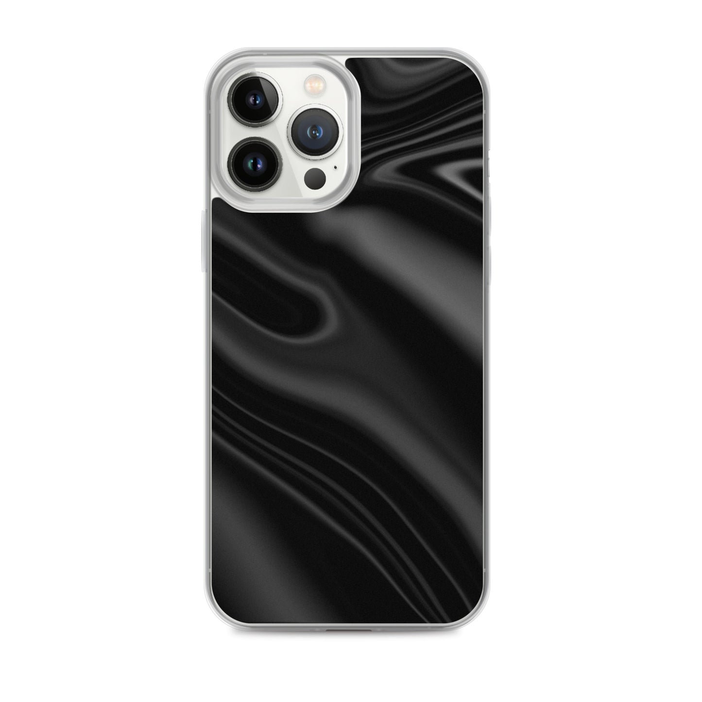 Abstract iPhone case black wave