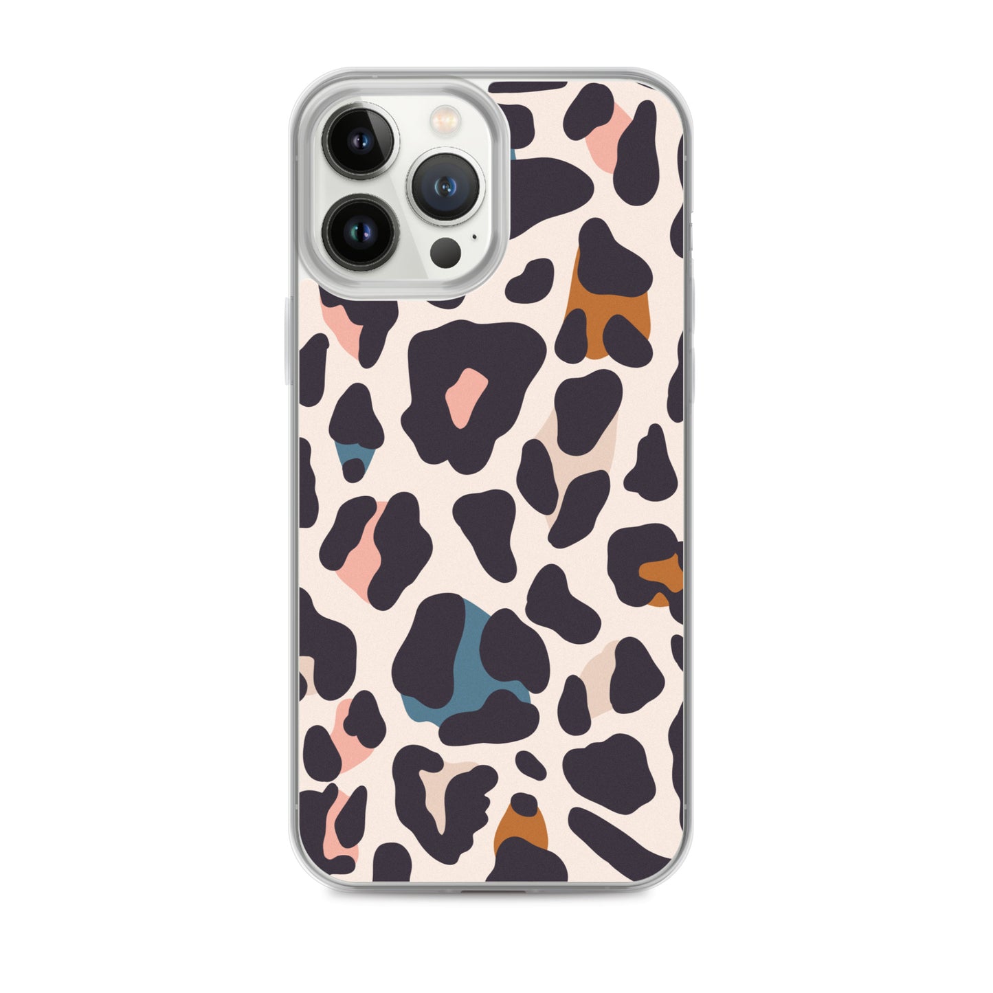 Abstract iPhone case leopard print design