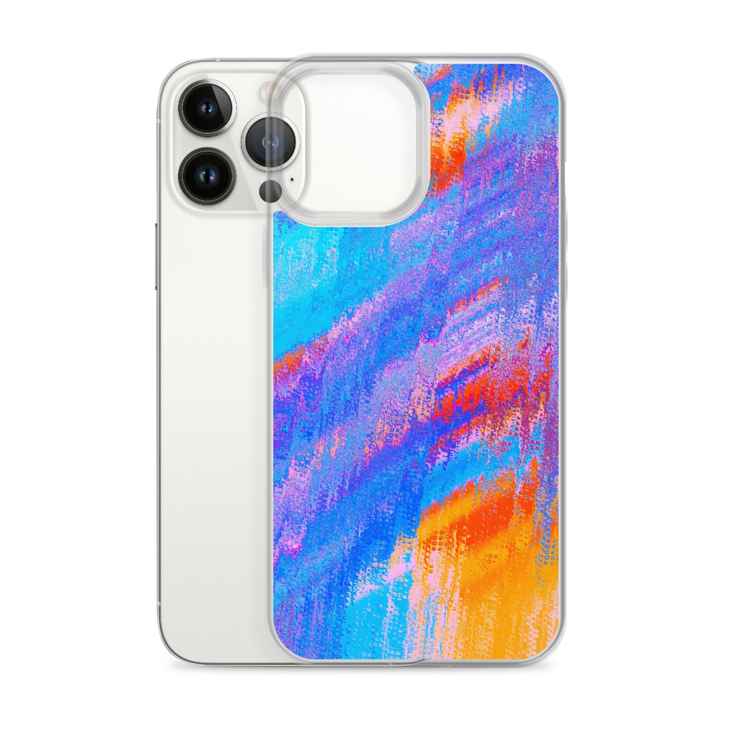 Abstract iPhone case mixed colour