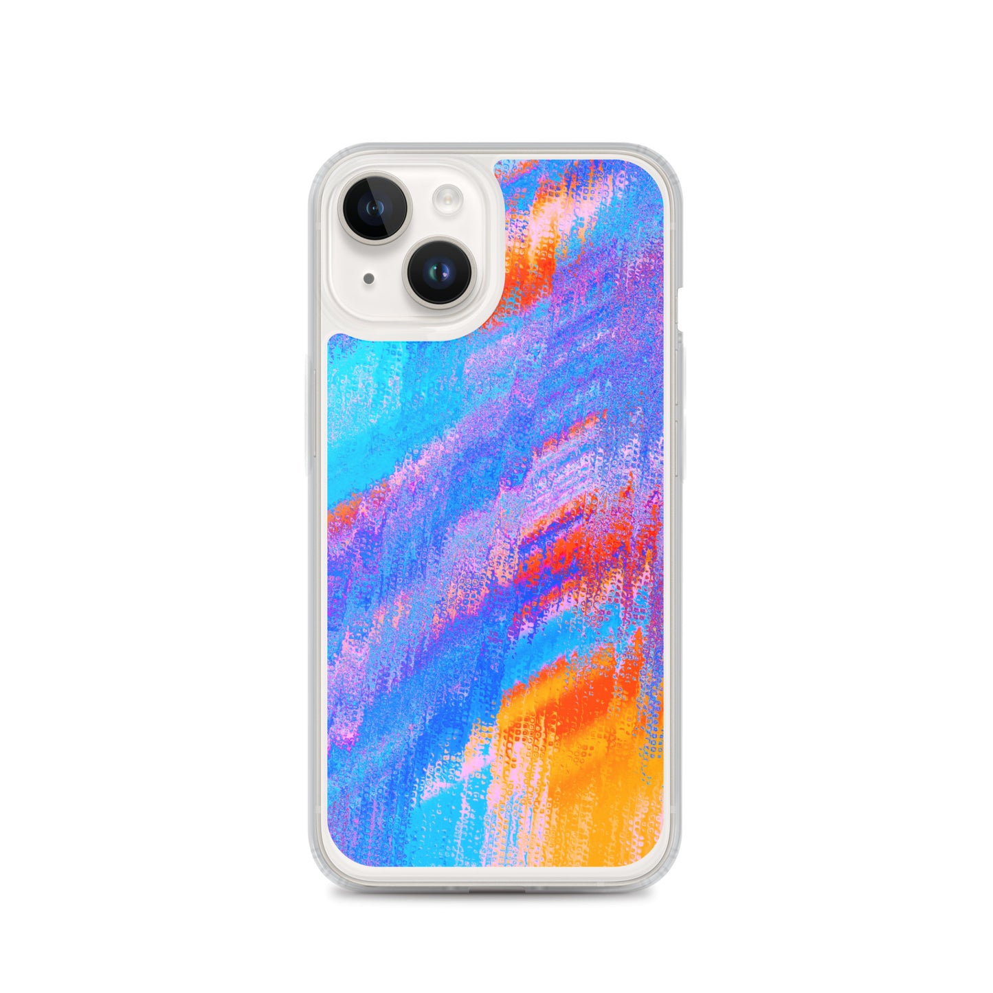 Abstract iPhone case mixed colour