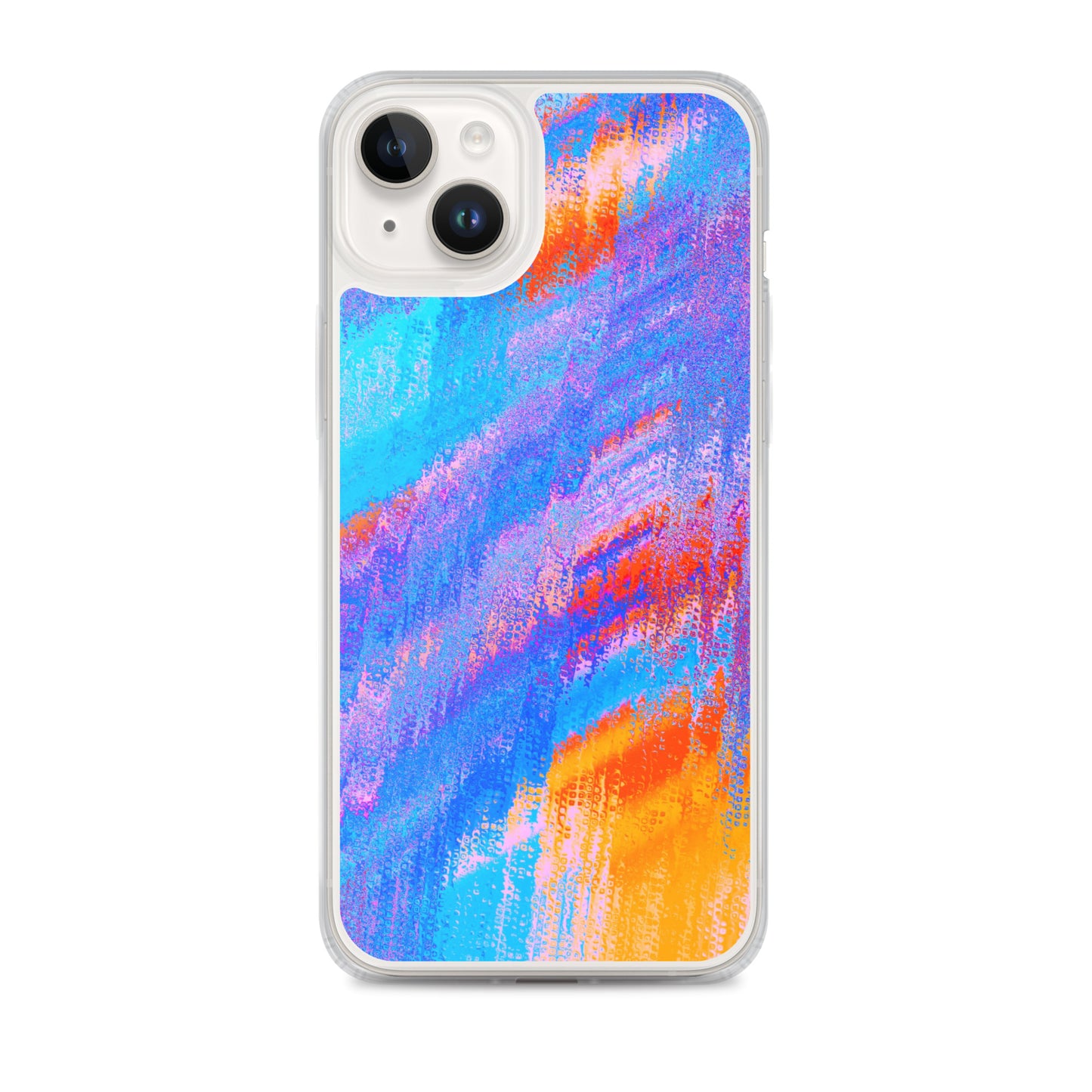 Abstract iPhone case mixed colour