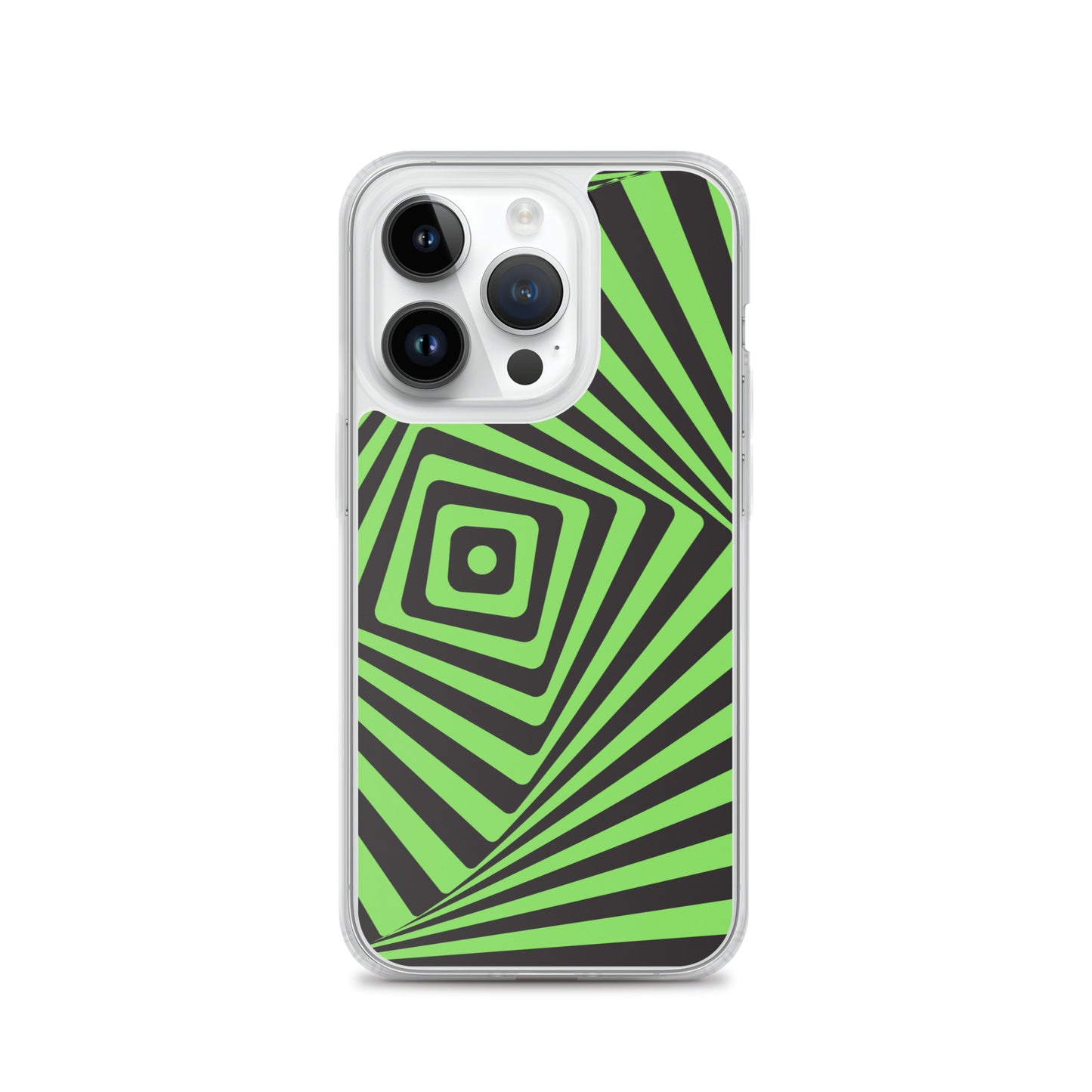 Abstract iPhone case green maze