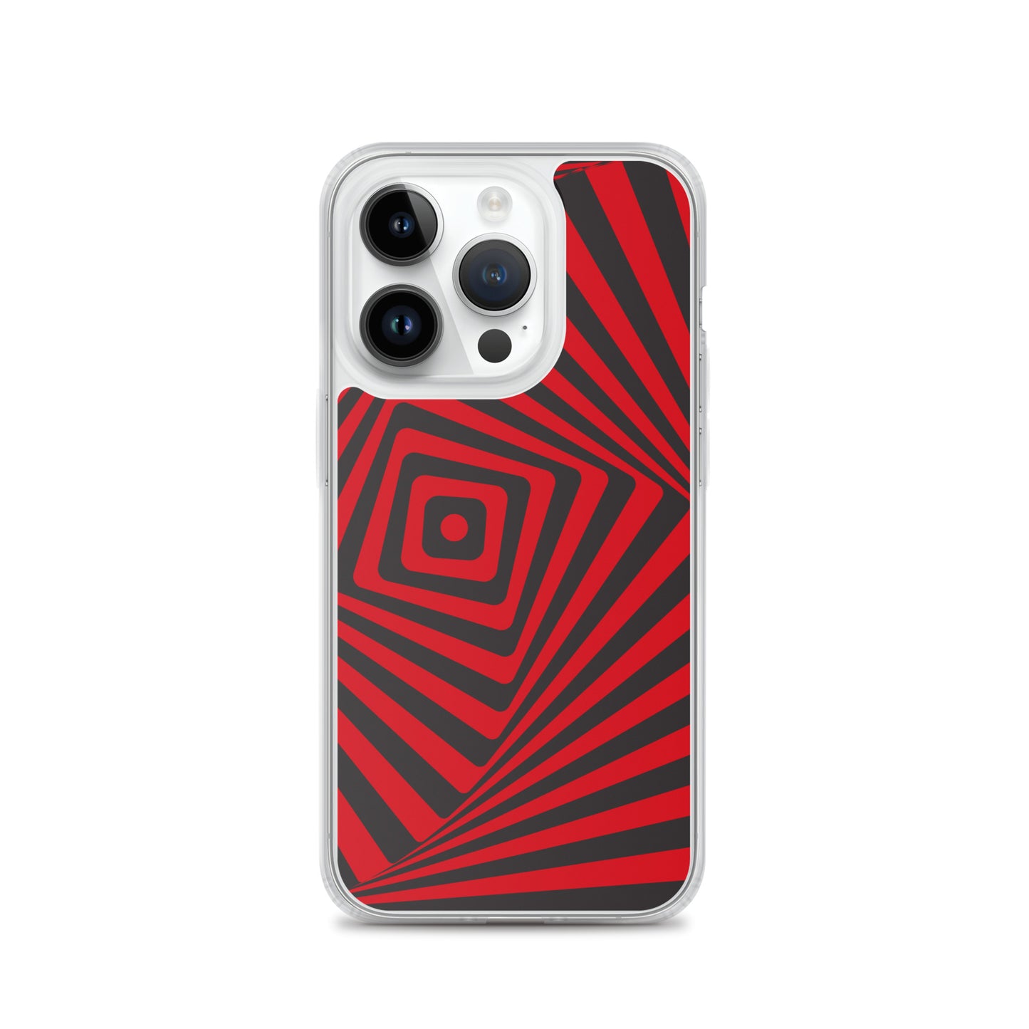 Abstract iPhone case, red maze