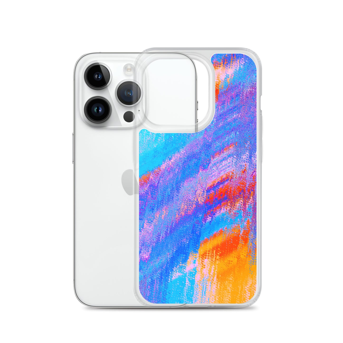 Abstract iPhone case mixed colour