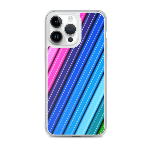 Abstract iPhone case multi-coloured-lines