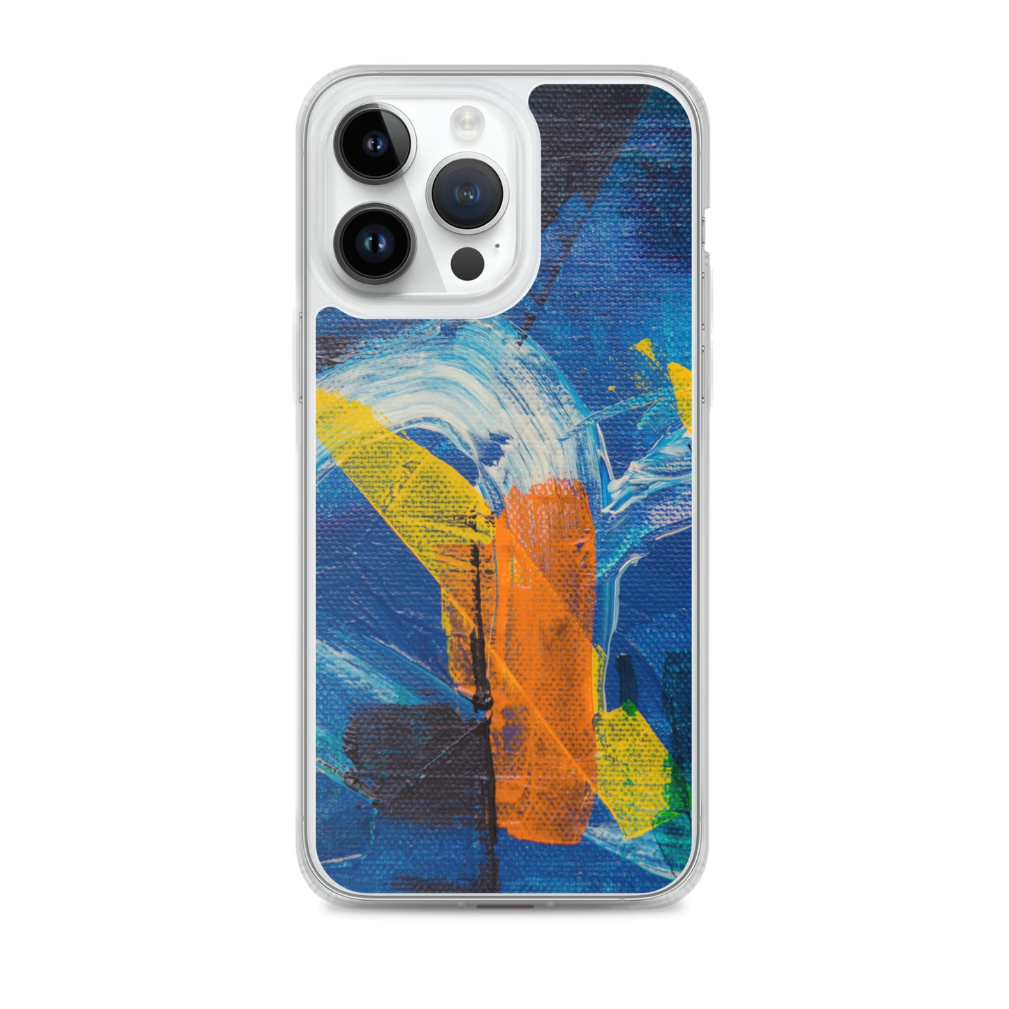 Abstract iPhone case muli-coloured solid accent