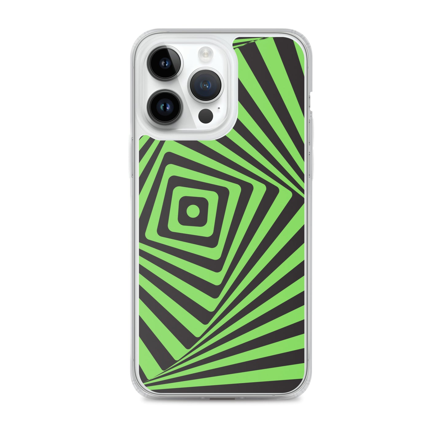 Abstract iPhone case green maze