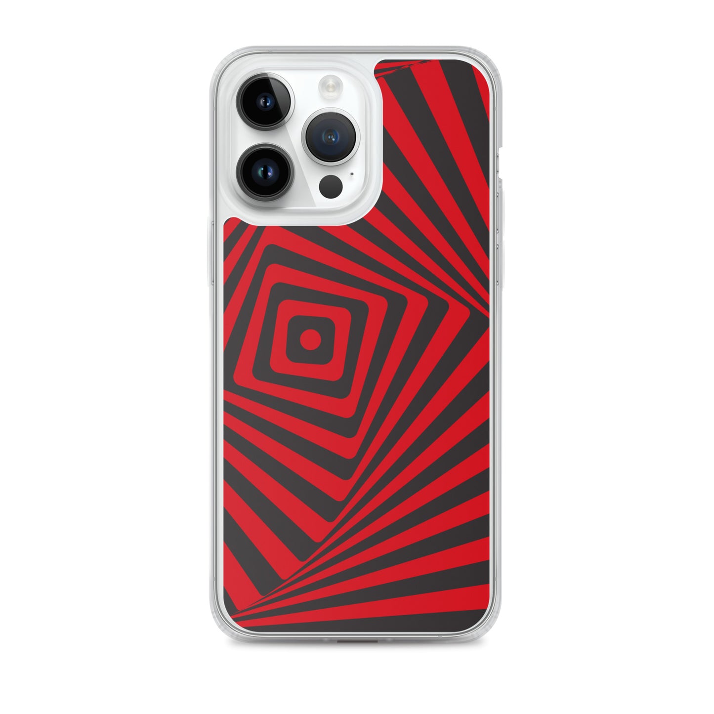 Abstract iPhone case, red maze