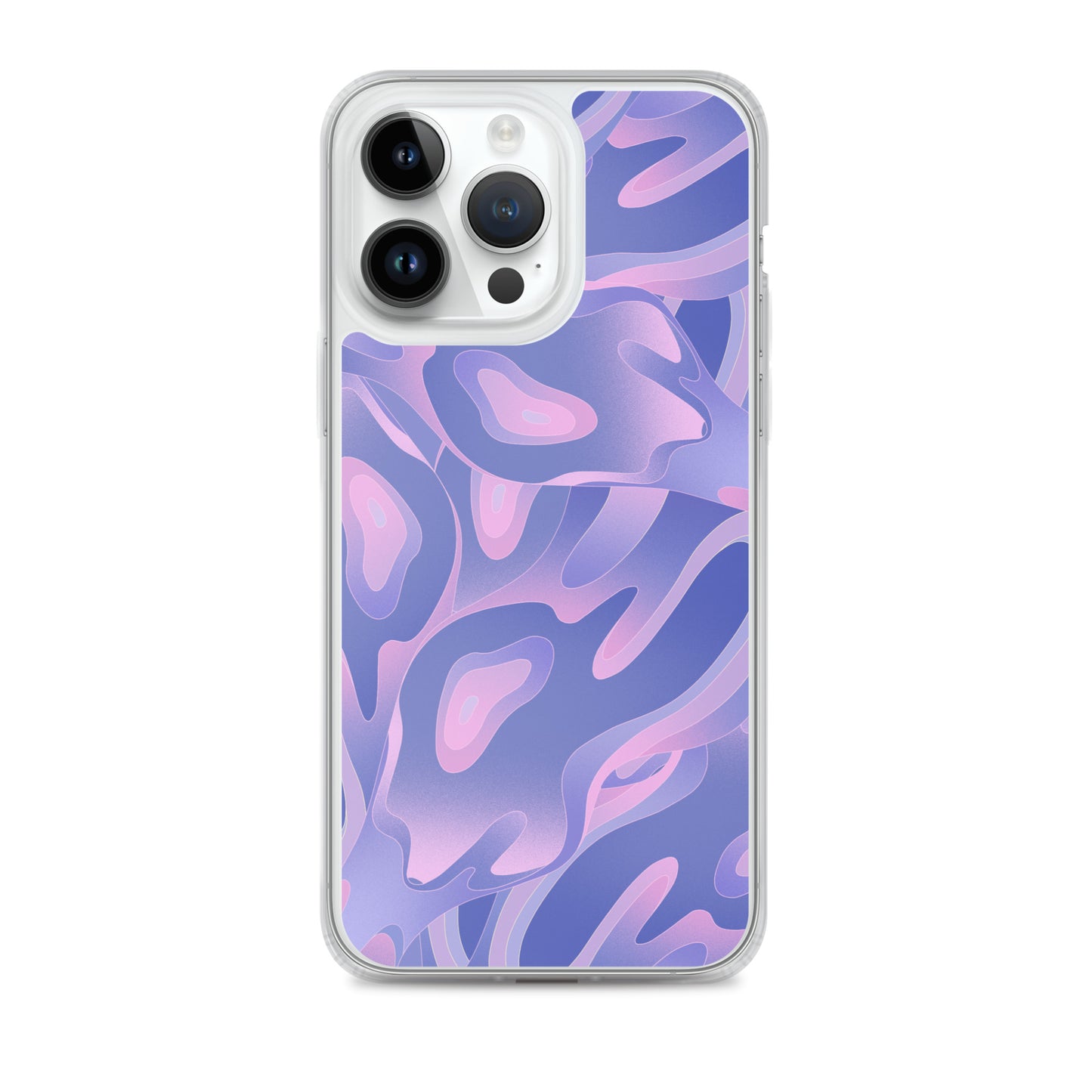 Abstract iPhone case purple/violet waves