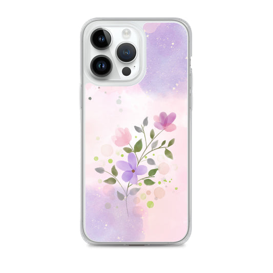 Abstract iPhone case flowers