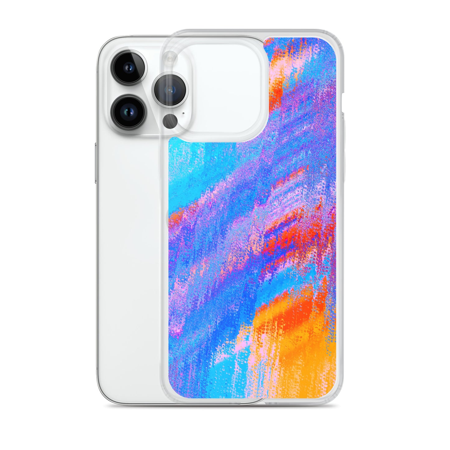 Abstract iPhone case mixed colour