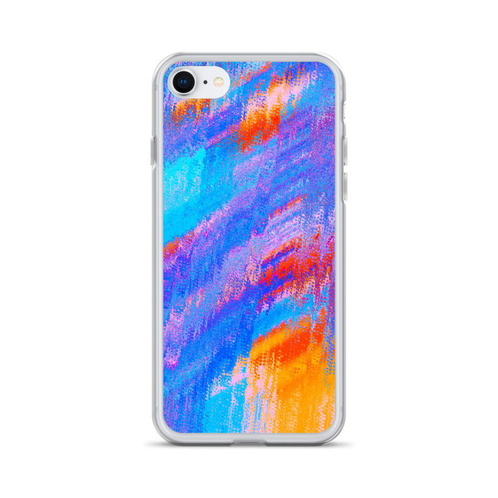 Abstract iPhone case mixed colour