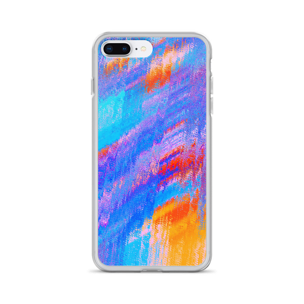 Abstract iPhone case mixed colour