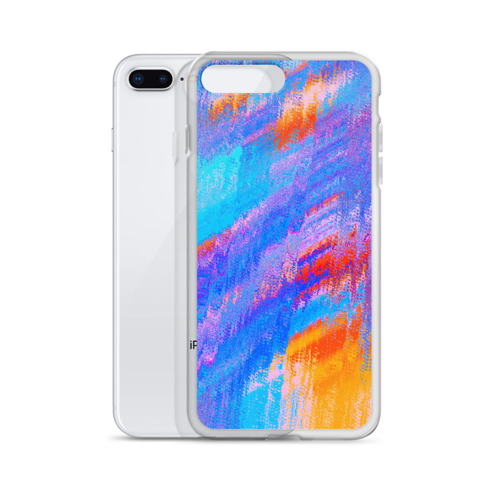 Abstract iPhone case mixed colour