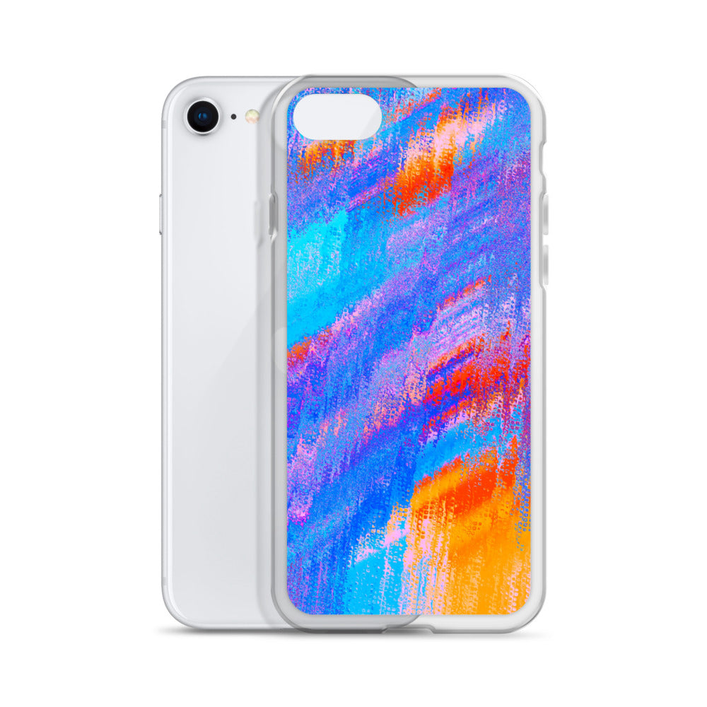 Abstract iPhone case mixed colour