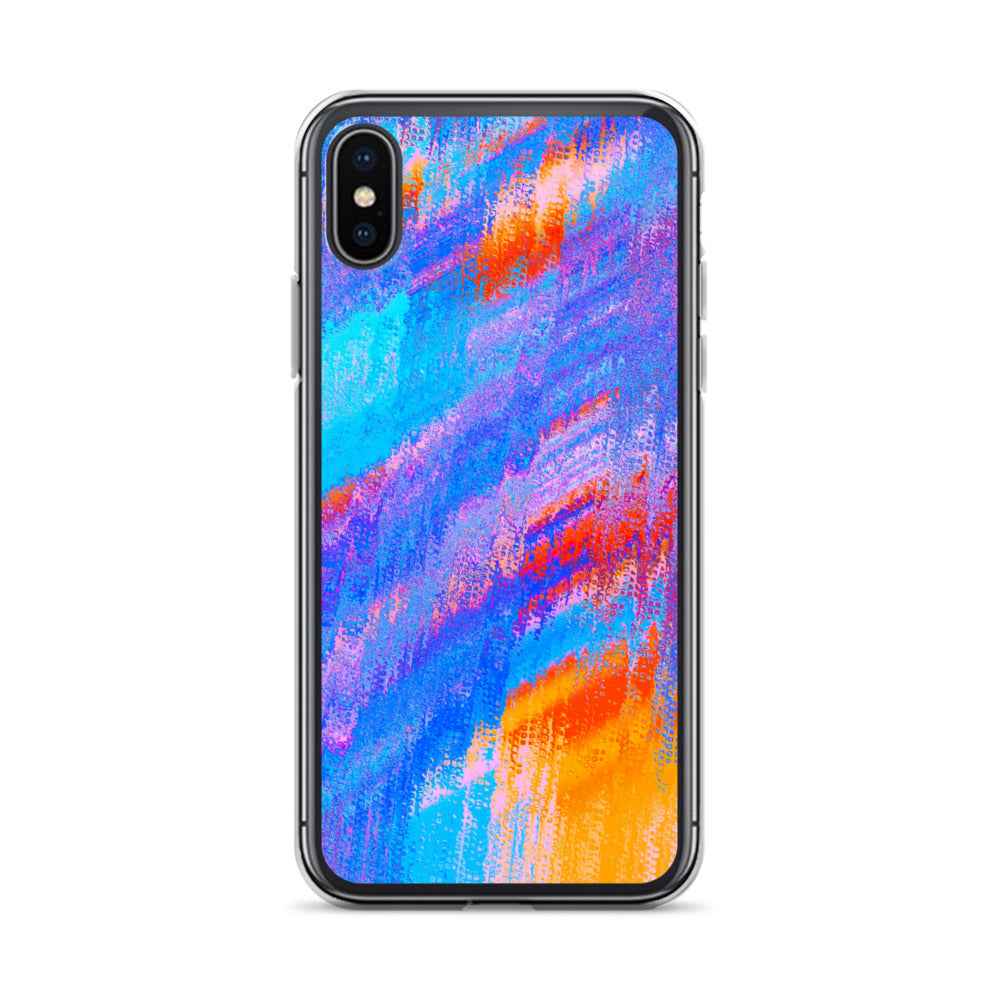 Abstract iPhone case mixed colour