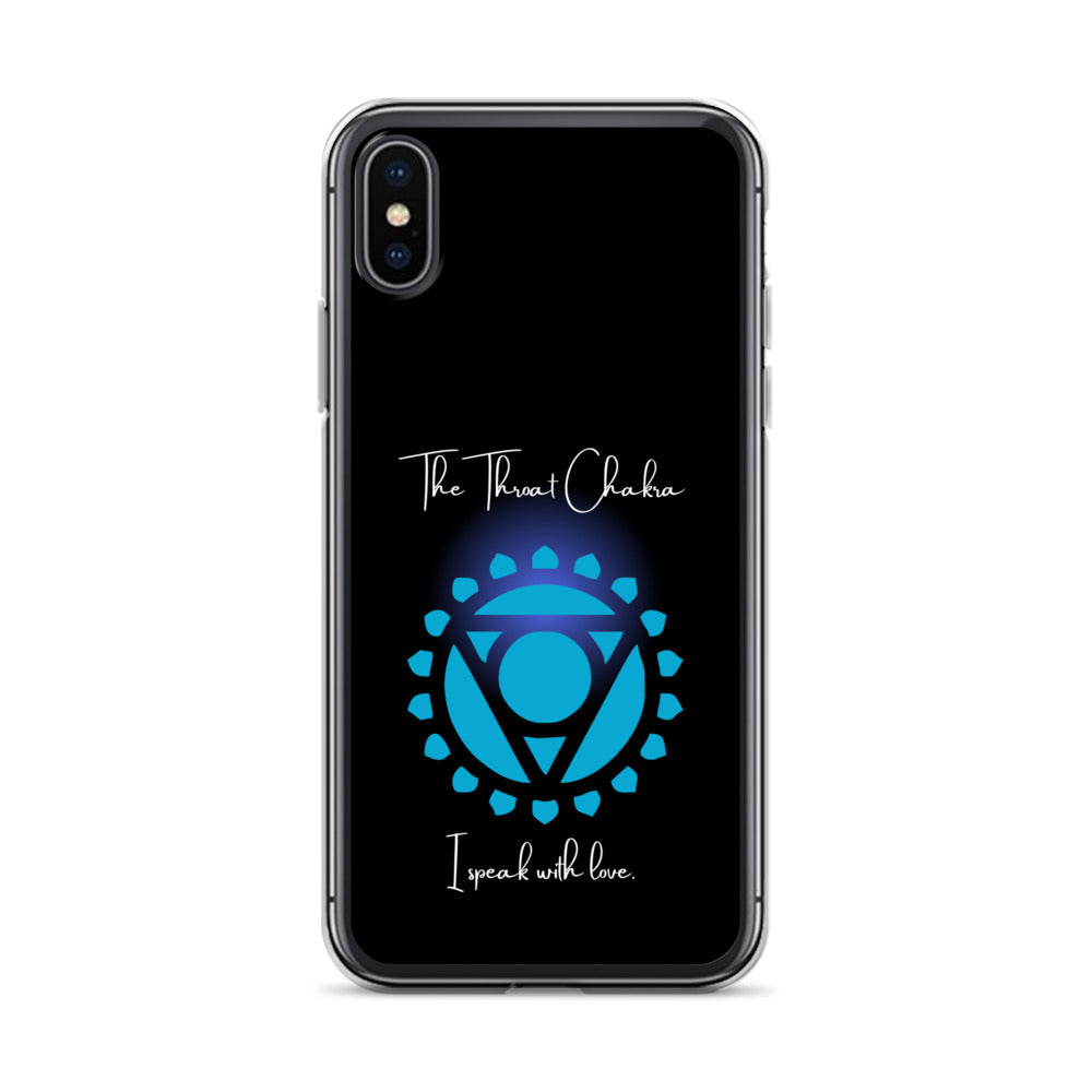 Throat Chakra iPhone case