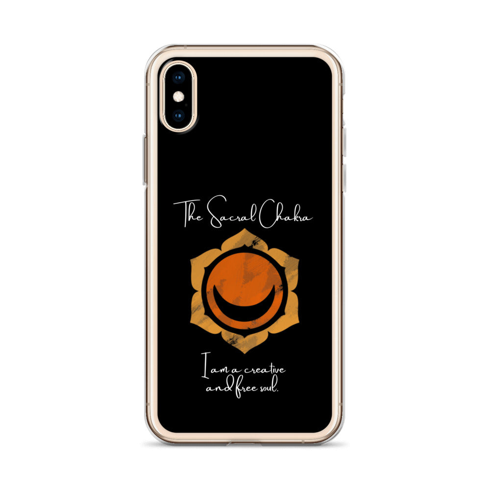 Sacral Chakra iPhone case