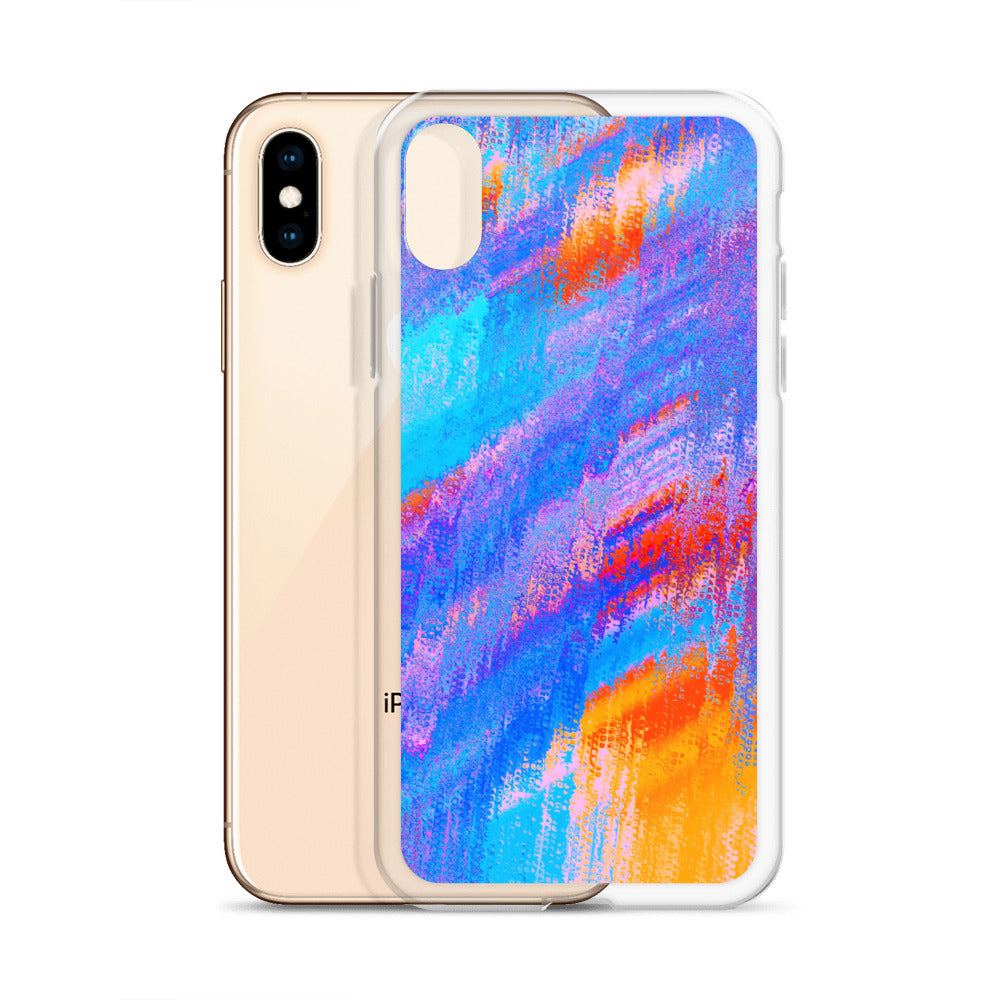 Abstract iPhone case mixed colour