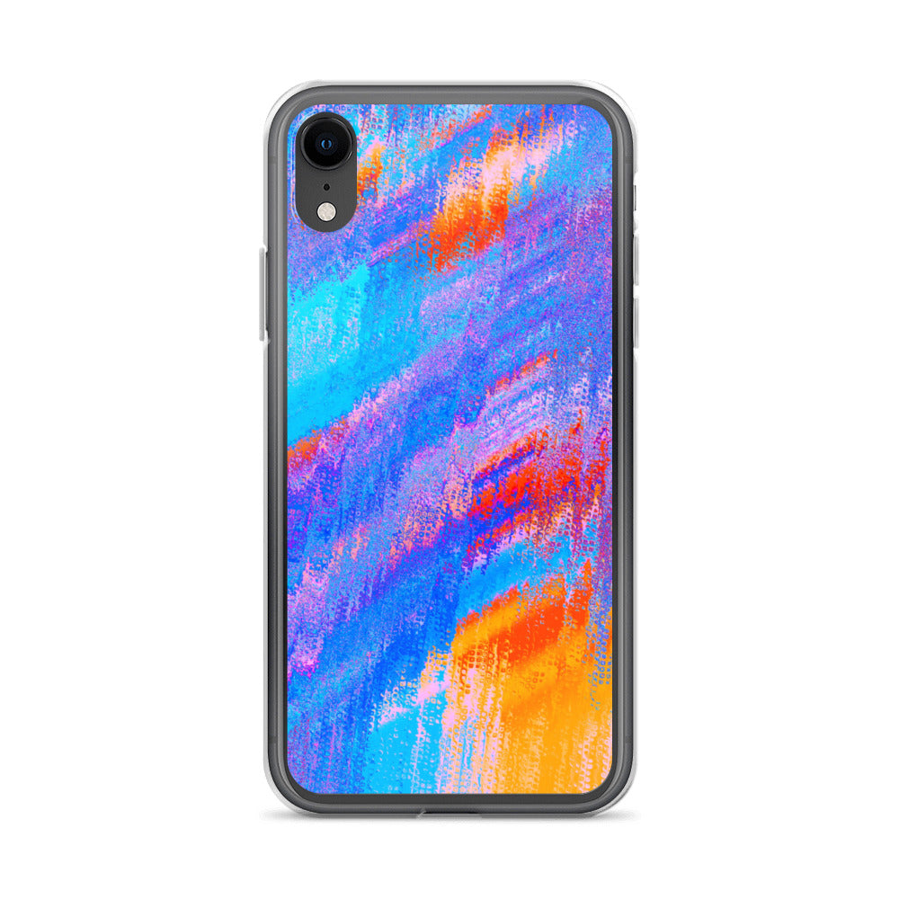 Abstract iPhone case mixed colour