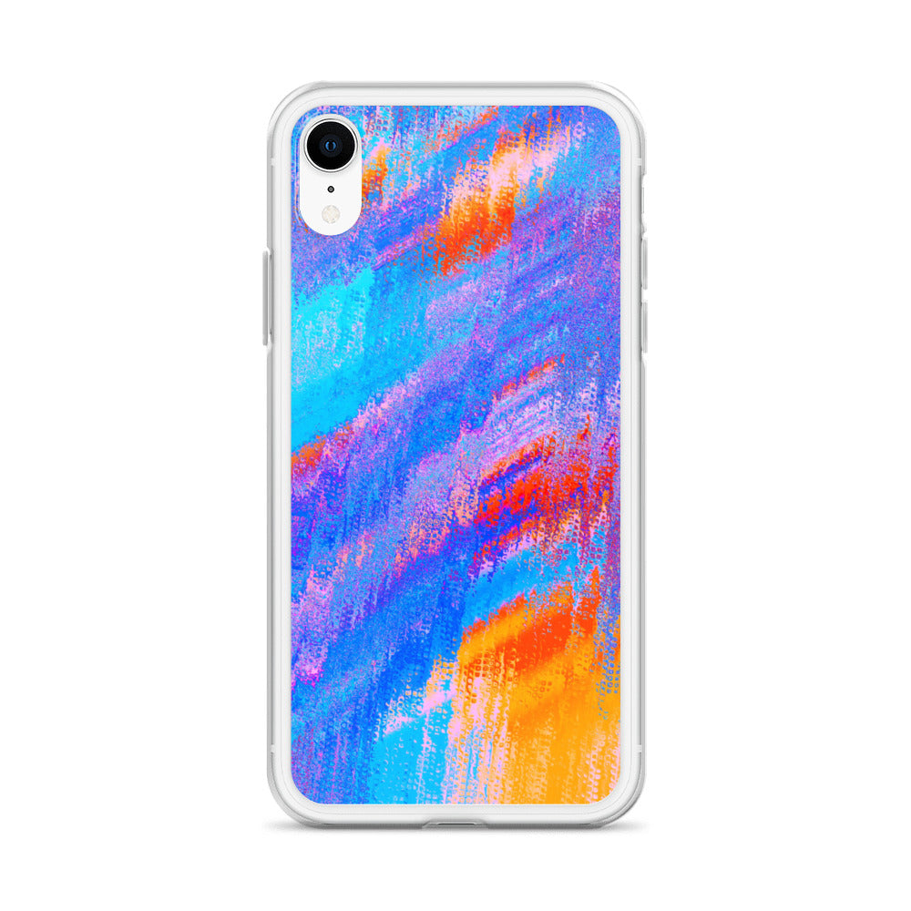 Abstract iPhone case mixed colour