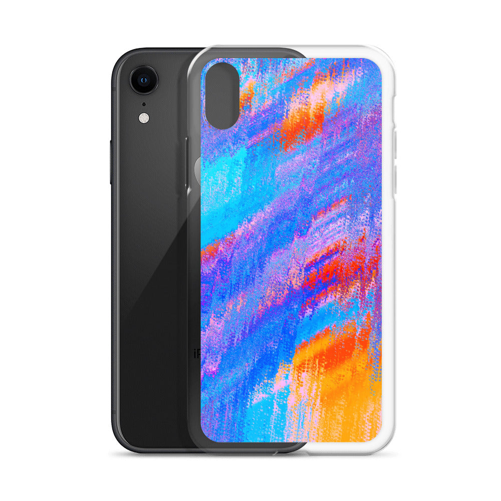 Abstract iPhone case mixed colour