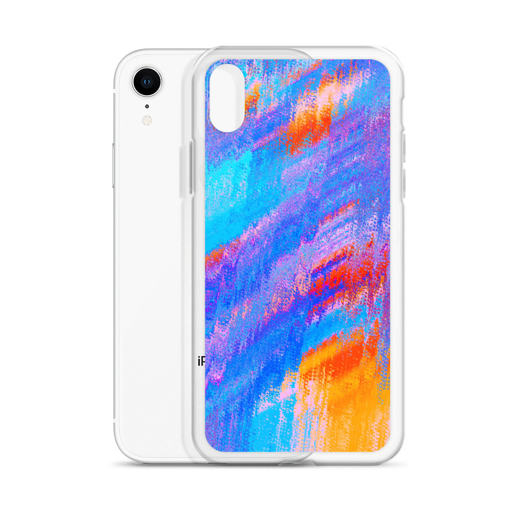 Abstract iPhone case mixed colour