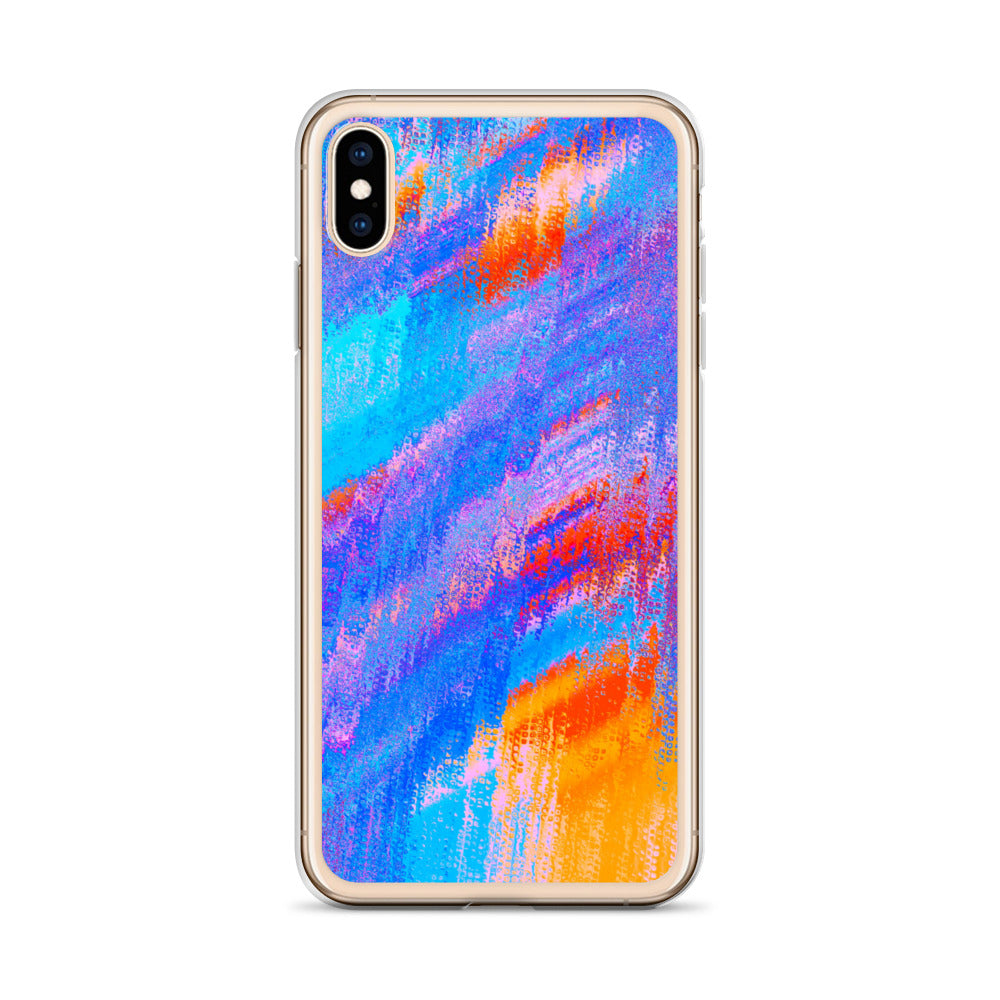 Abstract iPhone case mixed colour