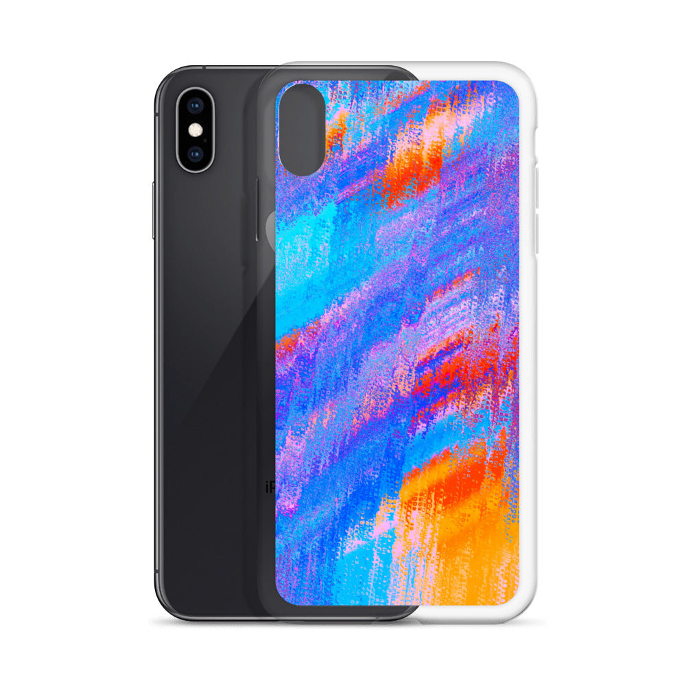 Abstract iPhone case mixed colour