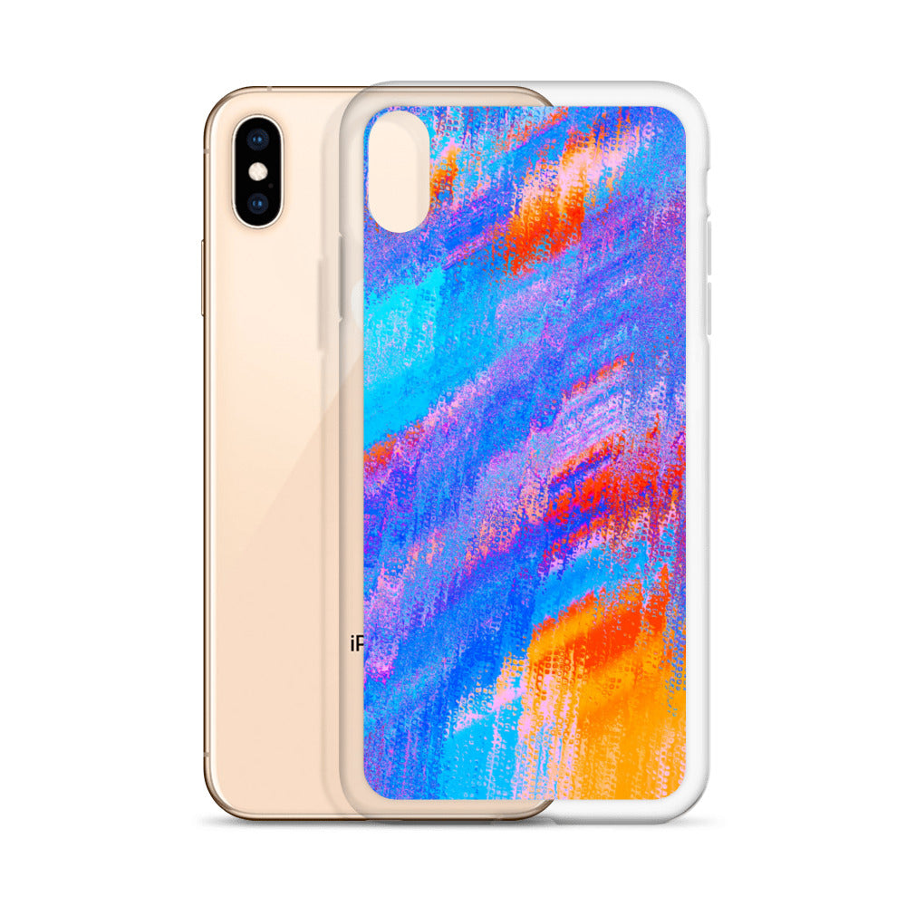 Abstract iPhone case mixed colour