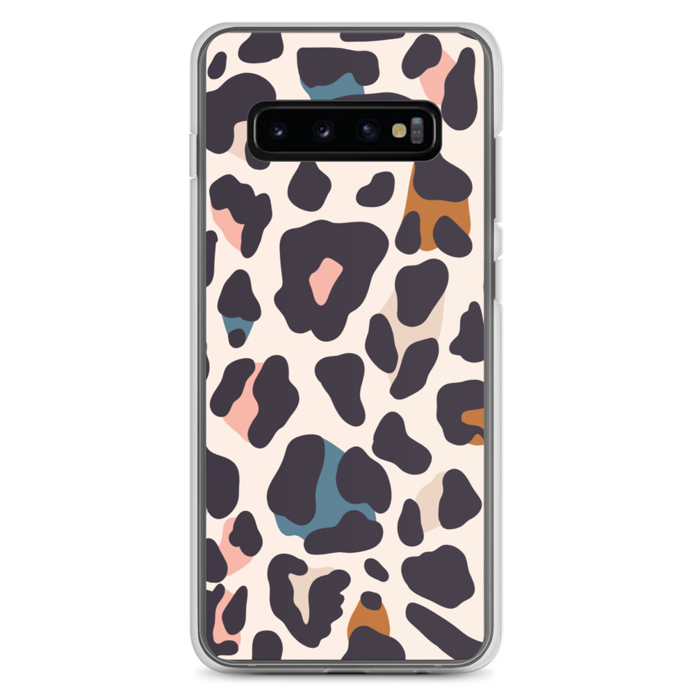 Abstract Samsung phone case leopard print