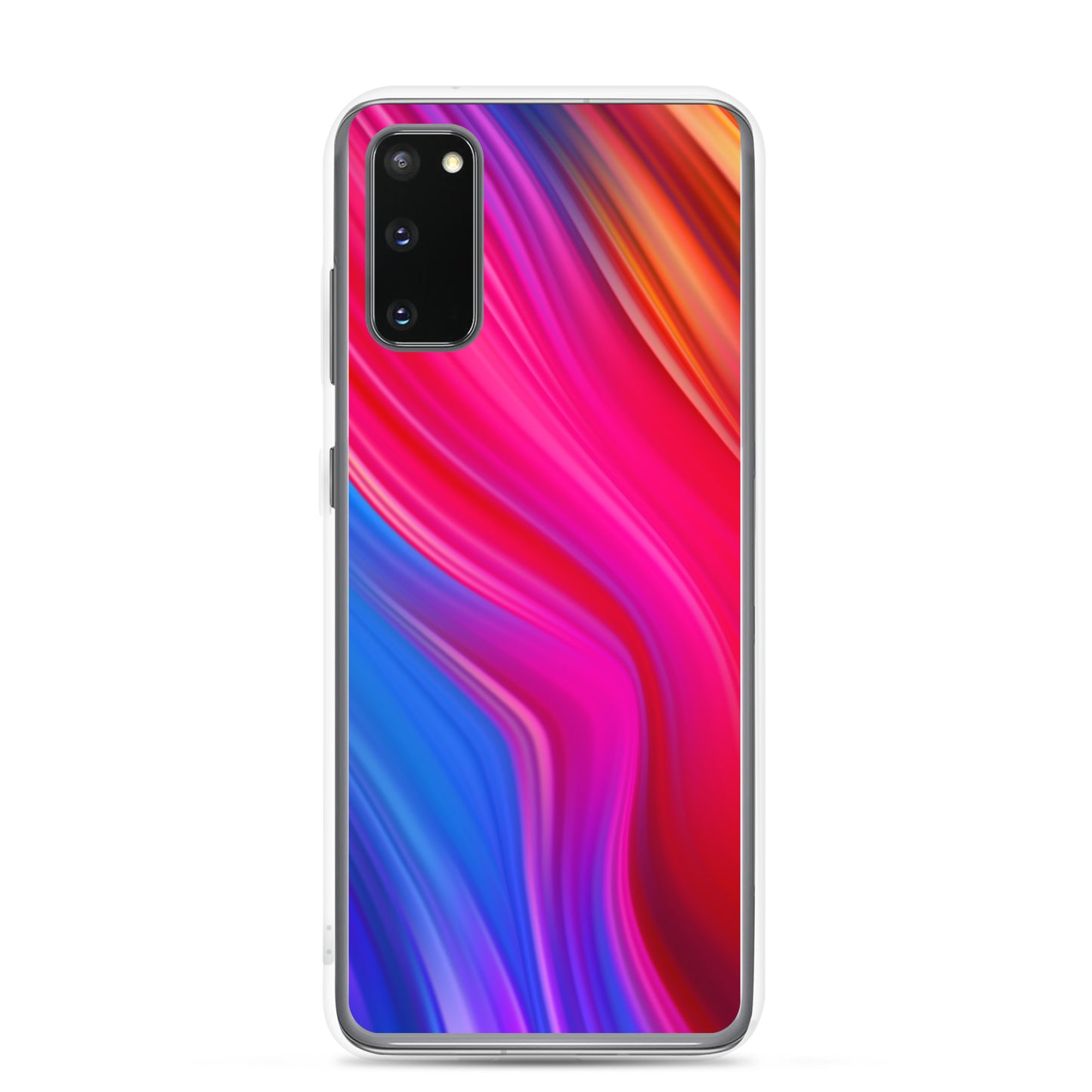 Abstract Samsung phone case multi-coloured wave