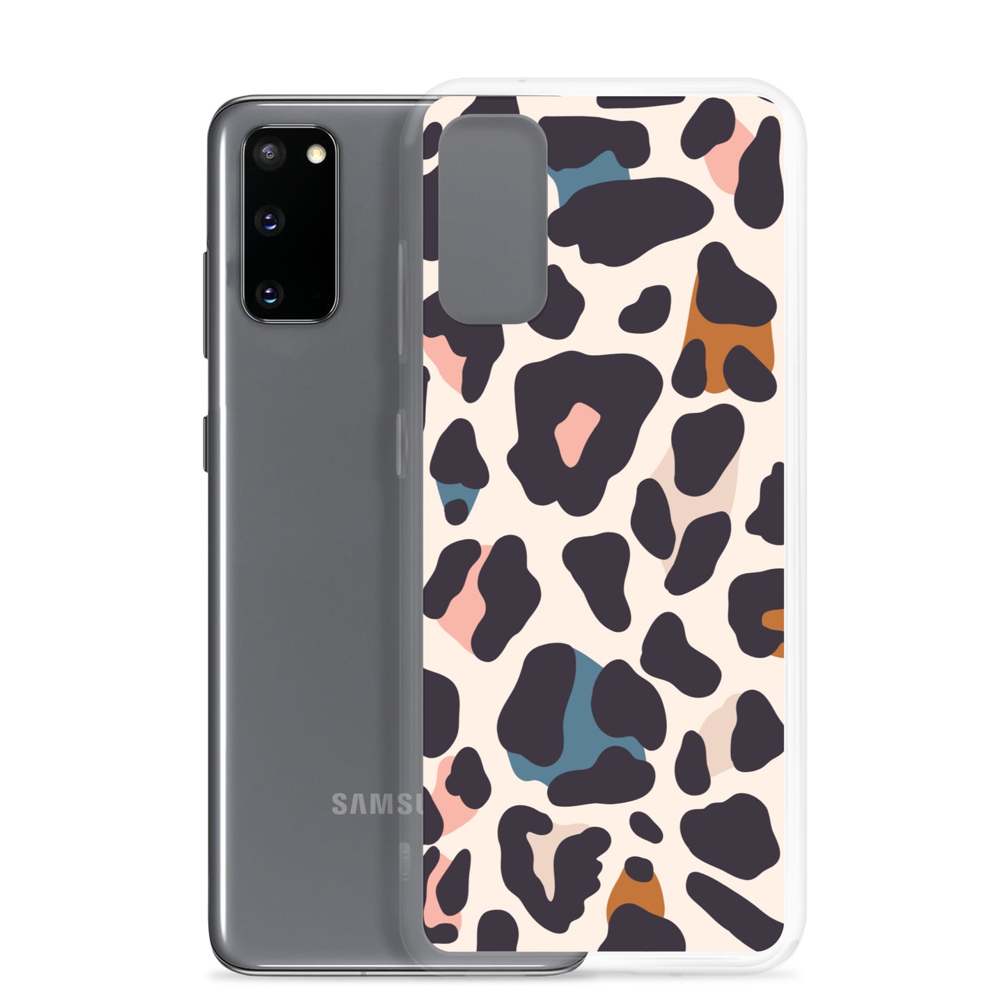 Abstract Samsung phone case leopard print