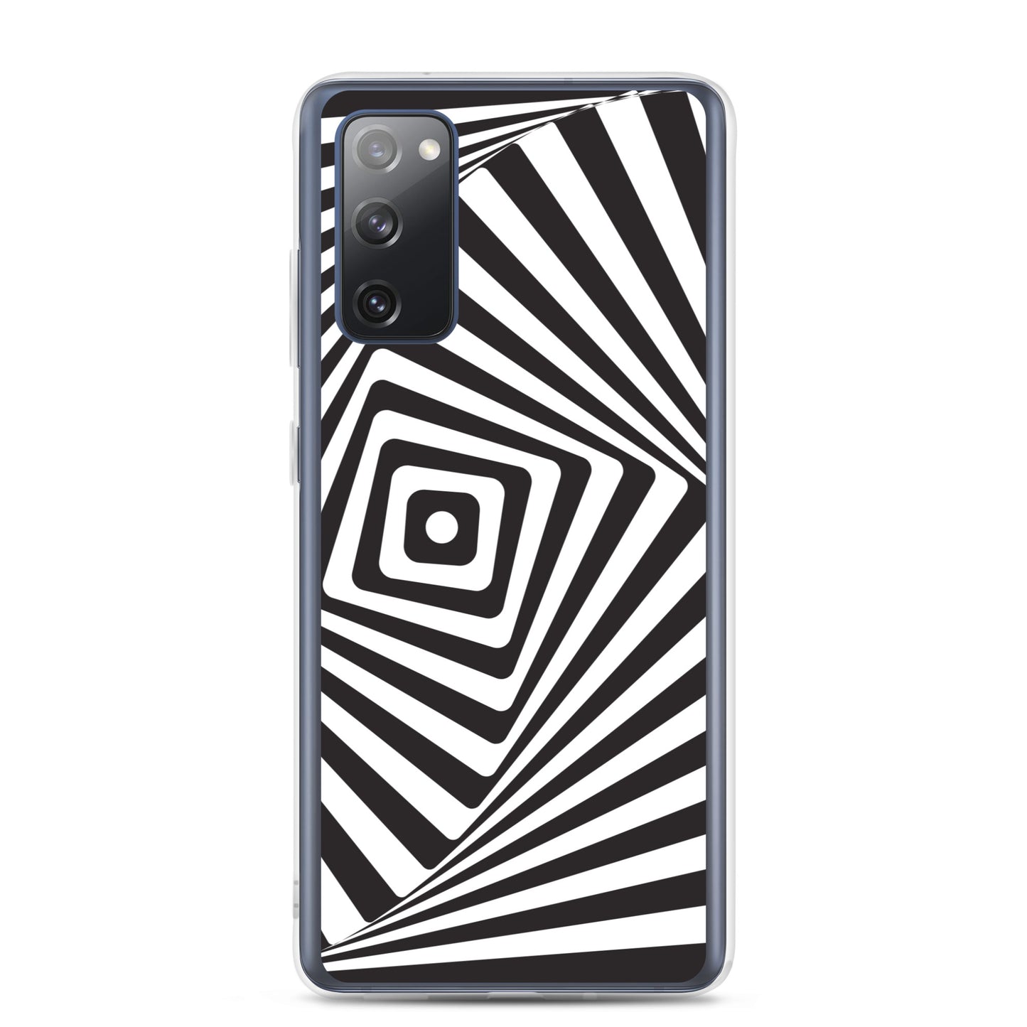 Abstract Samsung phone case black and white maze