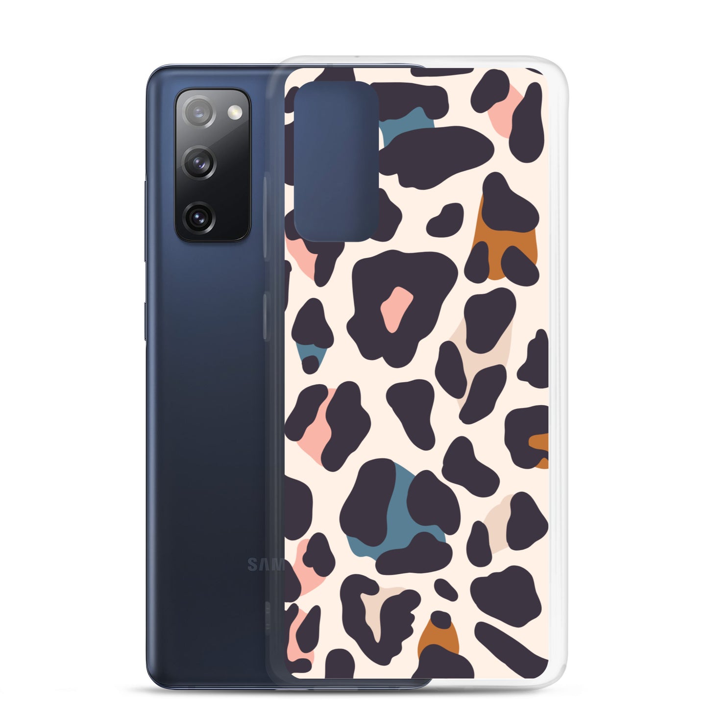 Abstract Samsung phone case leopard print