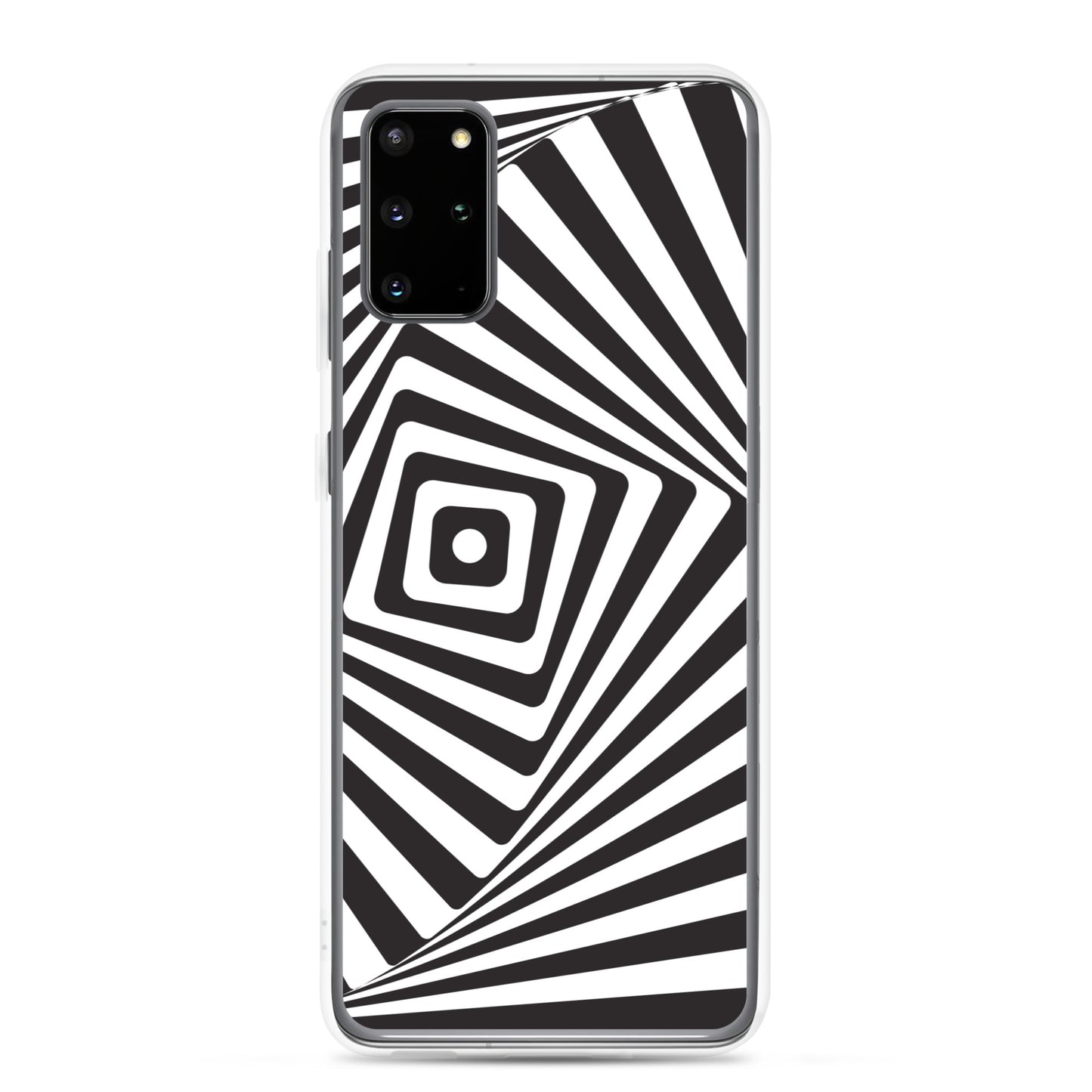 Abstract Samsung phone case black and white maze