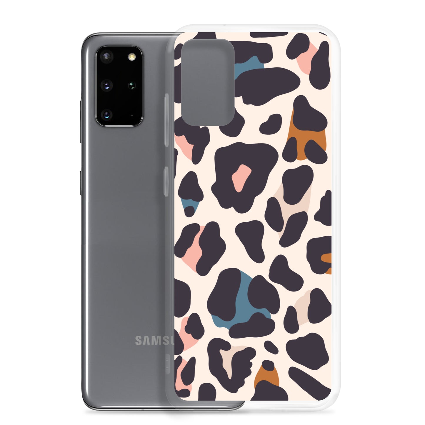 Abstract Samsung phone case leopard print