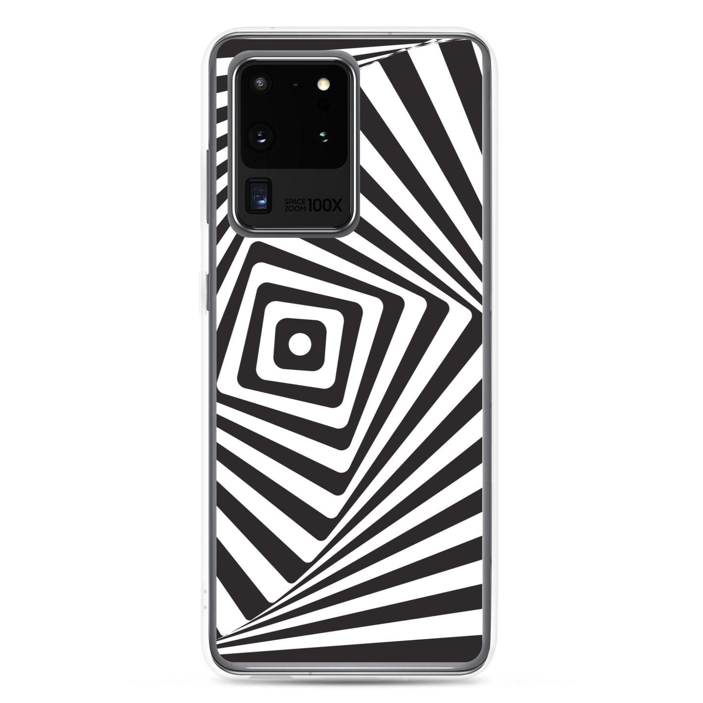 Abstract Samsung phone case black and white maze