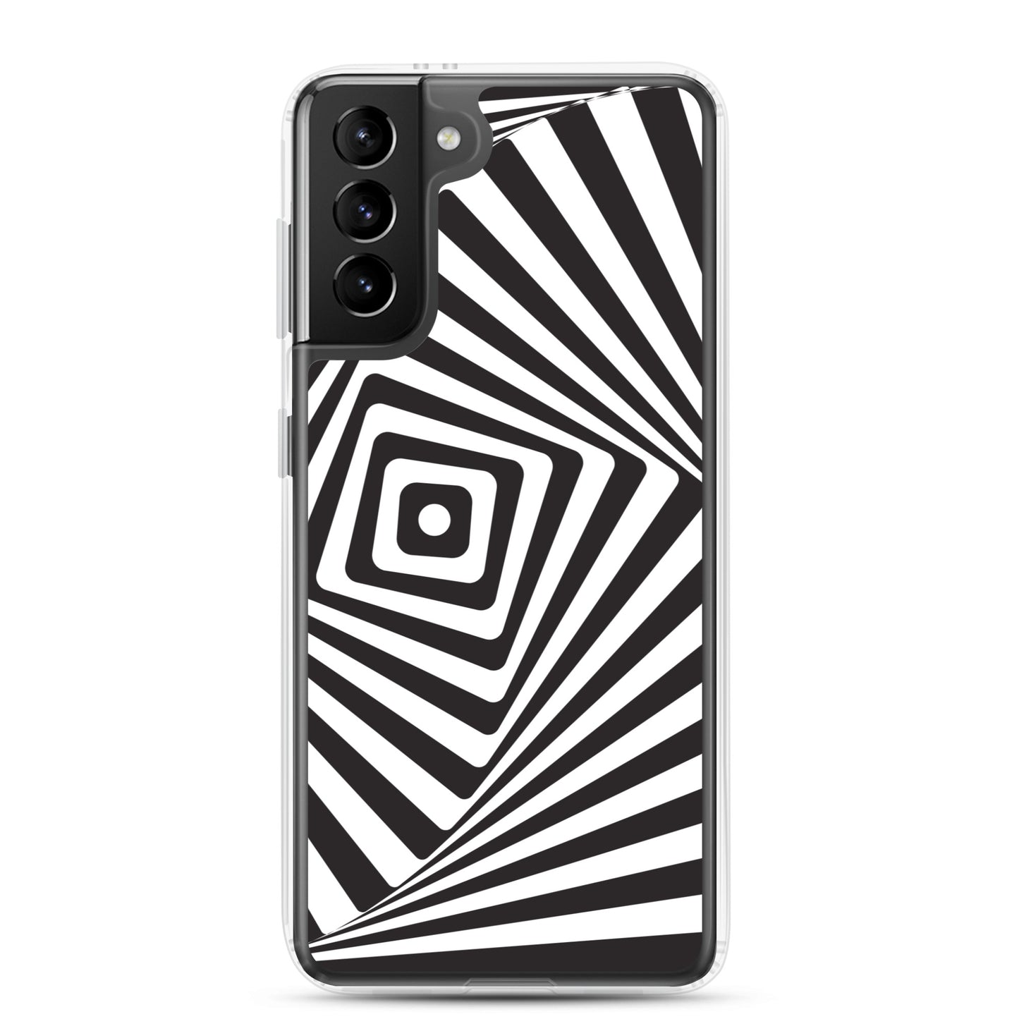 Abstract Samsung phone case black and white maze