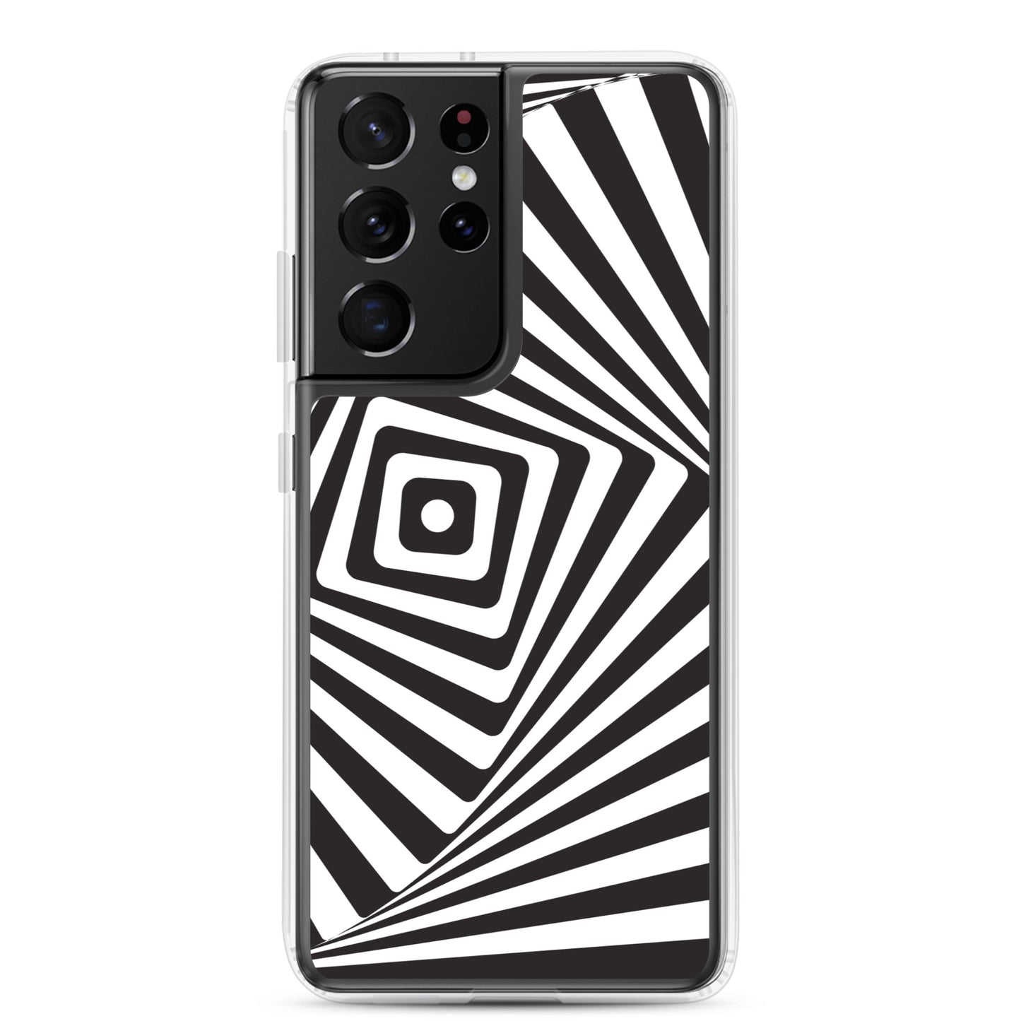 Abstract Samsung phone case black and white maze