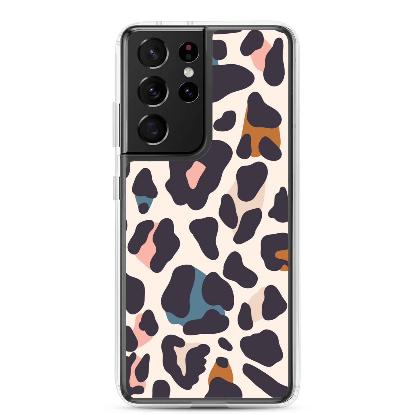 Abstract Samsung phone case leopard print