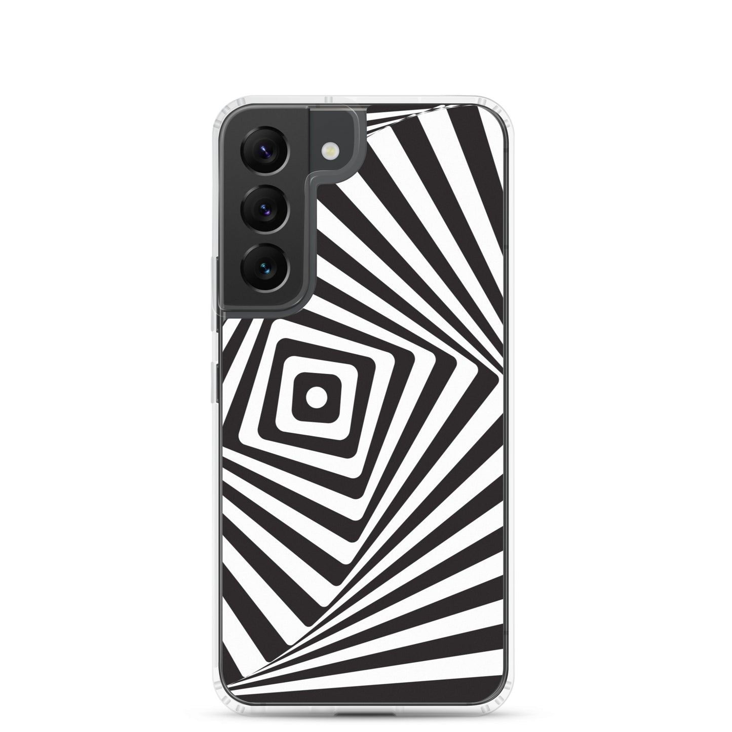 Abstract Samsung phone case black and white maze